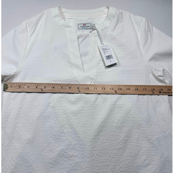 Vineyard Vines Harbor Savannah Popover Top - NWT - Small - Picture 6 of 6